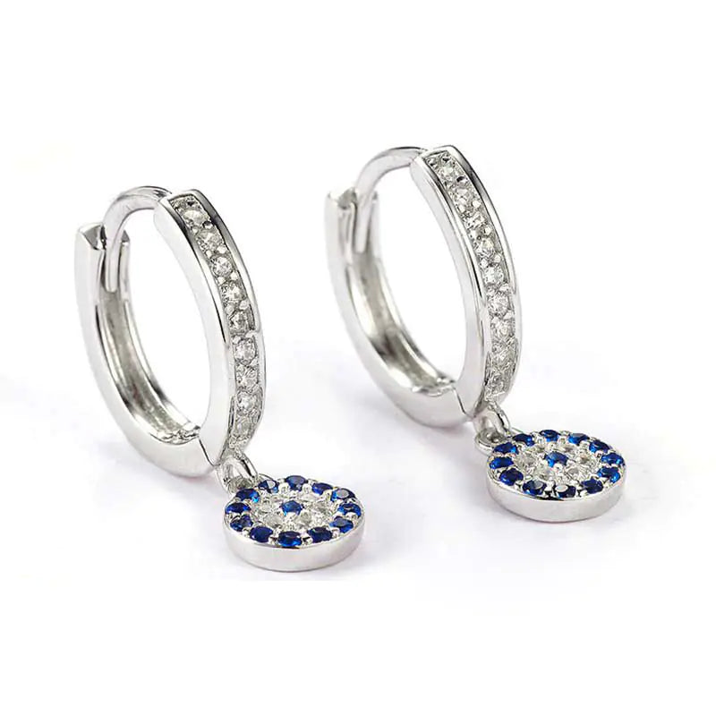 925 Sterling Silver Blue Happiness Earrings – Gold & Silver Options