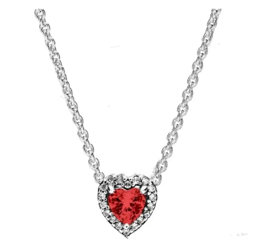 Silver Color Gemstone Necklace – Vibrant Elegance