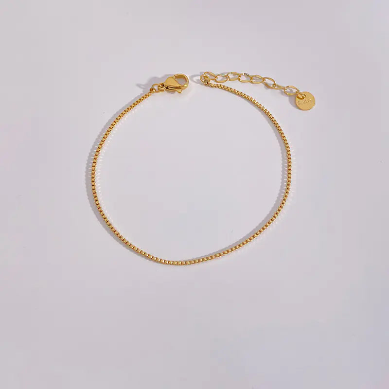 Stainless Steel Bead Bracelet – Exquisite Polished Finish