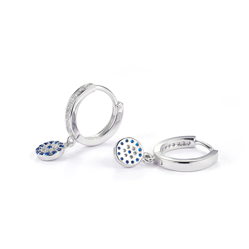 925 Sterling Silver Blue Happiness Earrings – Gold & Silver Options