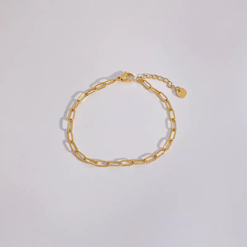 Stainless Steel Bead Bracelet – Exquisite Polished Finish