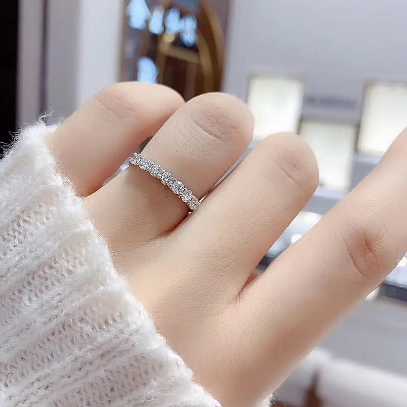925 Sterling Silver 7-Stone Ring