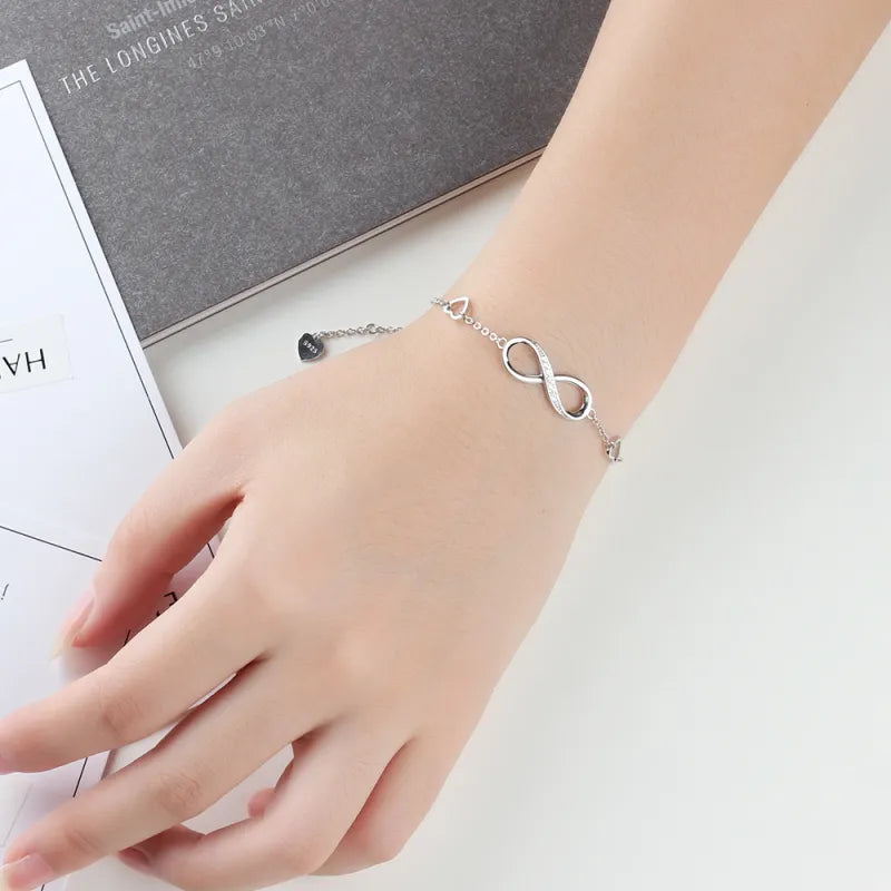 Infinity Silver Bracelet