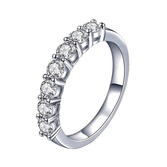925 Sterling Silver 7-Stone Ring