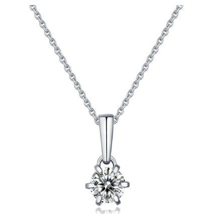 925 Sterling Silver Necklace – Rotating Bear with Eternal Rose